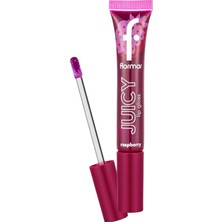 Uravas Store Flormar Juicy Doğal Renk Veren Meyve Aromalı Nemlendirici Dudak Parlatıcısı 001 Raspberry