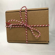 Uravas Store Kırmızı Beyaz Paketleme Ip Iki Renkli Ambalaj Ipi Hediye Paketi Bileklik - 10 Metre