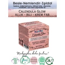 Uravas Store Calendula Glow Doğal Içerikli Nemlendirici - Antioksidan Işıltı Veren Balm (Highlighter-Göz Farı-Allık-Ruj) 7ml