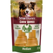 Uravas Store Smartbones Chicken Medium Orta Boy Tavuklu Kemik 2'li, 158 gr Köpek Ödülü