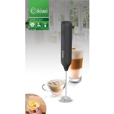 Uravas Store Kıwı KCW-1223 Pratik USB Şarjlı Süt ve Kahve Köpürtücü Hız Ayarlı Siyah