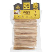 Uravas Store Doggie Delibon Gerçek Deriden Ince Burgu Çubuk, THINX150PCS., Natural