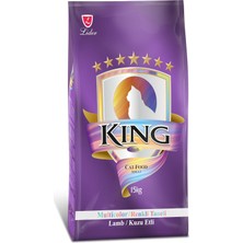 Uravas Store King Multicolor Renkli Taneli Kuzu Etli Yetişkin Kedi Maması 15 kg