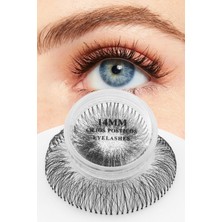 Uravas Store Ruby Face Klasik Ekspres Kirpik; Ipli Kirpik; 14MM 3 Ip ; Hızlı Kirpik Siyah