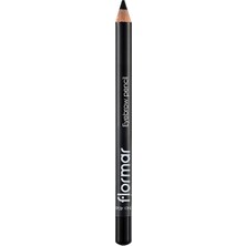 Uravas Store Flormar Kaş Maskarası ve Kaş Farı - Eyebrow Pencil 404 Black 8690604109449 47000046