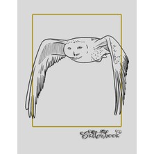 Uravas Store Sketchbook: Bird Sketch, Large 8.5" x 11", 110 Pages, Perfect For Everyone, Crayons, Pencils, Drawing And Sketching