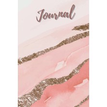 Uravas Store Independently Published Journal: Shimmering Pink Watercolor