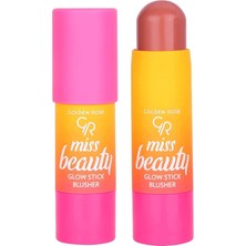 Uravas Store Golden Rose Miss Beauty Glow Stick Blusher, 02 Dusty Rose, 6 G