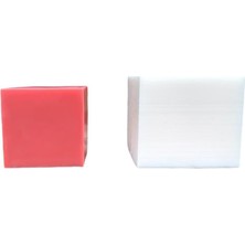 Uravas Store Rufus Concept Küp 2d Mum Kalıbı 6X6X6 (Silikon)
