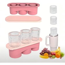 Uravas Store Yeniden Kullanılabilir Buz Kalıbı - Dondurucu Için Kapaklı Silikon Buzluk, Stanley Iceflow ile Uyumlu - Kokteyller, Kahve ve Içecekler Için Dondurucu Güvenli