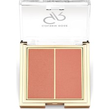 Uravas Store Golden Rose Iconic Blush Duo No: 04 Soft Pink - Ikili Mat ve Saten Allık
