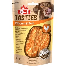 Uravas Store 8in1 Tasties Tavuk Fillets Köpek Atıştırmalığı - Tahılsız Lezzetli Tavuk Göğsünden, 85 G