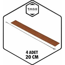 Uravas Store Yedek Tel + Teflon Poşet Ağzı Yapıştırma Kapatma Makinesi Için 4'er Adet (20CM)