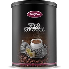 Uravas Store Tuğba Kuruyemiş Türk Kahvesi Metal Kutu 250 gr
