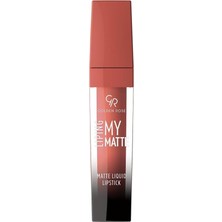 Uravas Store Golden Rose Liping My Matte Likit Ruj No: 21 - Suya Dayanıklı Ultra Mat Ruj