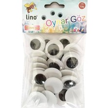 Uravas Store Lino Oynar Göz Siyah 30 Adet 28MM RBZ-028