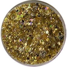 Uravas Store Jel Form Makyaj Simleri Glitter Işıltılı Yüz Makyajı Beyaz, SERASHINEGOZFARI209
