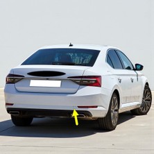 Uravas Store Arka Tampon Çeki Demiri Kapağı 3V5807441 Skoda Superb Sedan ile Uyumlu 2020-2023