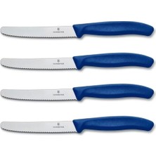 Uravas Store Victorinox 6.7832 Swissclassic 11CM Domates & Sosis Bıçağı Mavi 4lü Set