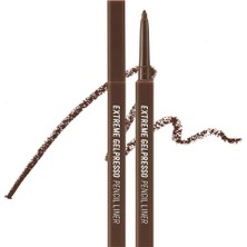 Uravas Store Clıo Suya Dayanıklı, Gün Boyu Kalıcı Kalem Eyeliner Clıo Extreme Gelpresso Pencil Liner (02 Deep Brown)