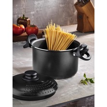 Uravas Store Aryildiz Aryıldız Bronx Siyah Makarna Tenceresi 20 cm