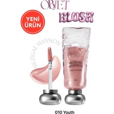 Uravas Store Muzıgae Mansıon Hafif Yapılı, Ciltle Bütünleşen Parlak Bitişli Likit Allık Objet Blush (010 Youth)