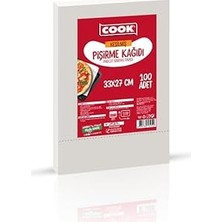 Uravas Store Cook Edt Kesilmiş Pişirme Kağıdı, 33 x 27 Cm, 100 Yaprak