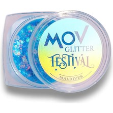 Uravas Store Mov Krem Glitter Festival No:3 Maldives – Mavi Turkuaz Okyanus Işıltılı Krem Glitter – Yüz & Vücut Için Kalıcı Parlaklık