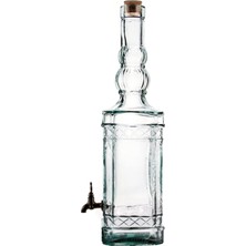 Uravas Store San Miguel Musluklu Köşeli Yağ Şişesi 3.5 Litre