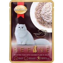 Uravas Store Refine Pouch Jöle Içinde Didiklenmiş Tavuklu Seçkin Ton Balığı 70 gr