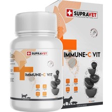 Uravas Store Supravet Immune C + Zinc Kedi ve Köpek Için Bağışıklık Sistemi Güçlendirici Tablet (75 Tablet)