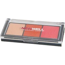 Uravas Store New Well 3 Pcs Eyeshadow Palette No: 01 Göz Farı Paleti