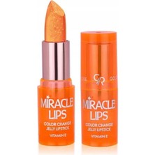 Uravas Store Golden Rose Miracle Lips Color Change Jelly Lipstick No: 103 Natural Pink - Renk Değiştiren Ruj