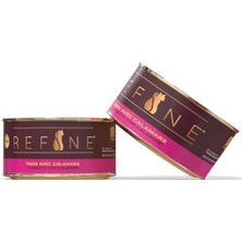 Uravas Store Refine Kedi Konservesi Kalamarlı Ton Balığı 85 gr