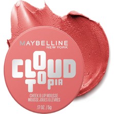 Uravas Store Maybelline New York Cloudtopia Köpük Dokulu Mat Allık 09 Dreamy Dawn