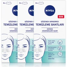 Uravas Store Nıvea Gözenek Arındırıcı Siyah Nokta & T-Bölgesi Temizleyici Bantlar (4 Adet) X3 Adet