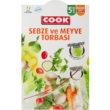 Uravas Store Cook Sebze ve Meyve Torbası, 25 x 29 Cm, 5 Adet