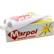 Uravas Store BADEM10 Marpol Tüp Metal Parlatma Cilası 200 gr Pasta Cila Otomotiv Parlatıcı