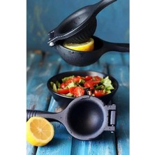 Uravas Store Limon Sıkacağı Döküm Narenciye Sıkacağı Limon Portakal Narenciye Sıkacağı Manuel Sıkacak Siyah Büyük Boy Sıkacak