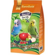 Uravas Store Eurogold Special Meyveli Muhabbet Kuşu Yemi, 500 gr