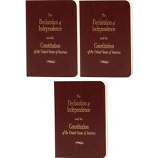 Uravas Store Cato Institute 3- Pocket U.s. Constitution And Declaration Of Independence (Three Pack)