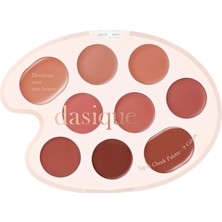 Uravas Store Dasique, 9 Renkli Ruj & Allık Paleti Mood Painting Lip & Cheek Palette (01 Warm Coloring)