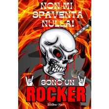 Uravas Store Non Mi Spaventa Nulla, Sono Un Rocker: Block Notes Del Rocker, Planner, Appunti, Passatempi A Tema Rock, Breve Storia Del Rock, Regalo Per Rochettari.