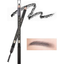 Uravas Store Mıssha Bulaşmayan Kalıcı Doğal Kaş Kalemi Smudge Proof Wood Brow (Black)