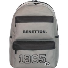 Uravas Store Unıted Colors Of Benetton Unisex Okul Çantası 13005 Gri-Siyah Std