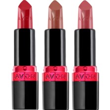 Uravas Store Avon Ultra Kremsi Ruj Paketi Blush Nude, Cappuccino ve Red 2000