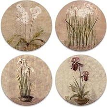 Uravas Store Coasterstone AS465 Blumen Emici Altlık ile Spor Ayakkabısı, 4 Adet