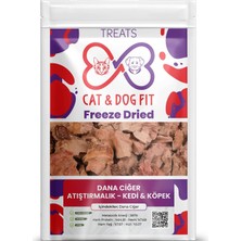 Uravas Store Freeze-Dried Dana Ciğer Kedi Atıştırmalık MAMA%100 Doğal Katkısız Ödül Maması (1 Paket)