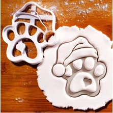 Uravas Store Şapkalı Köpek Pati Kurabiye Kalıbı