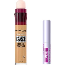 Uravas Store Maybelline New York Instant Anti Age Eraser Kapatıcı 07 Sand & Mini Falsies Surreal Maskara 4.7 ml Makyaj Seti